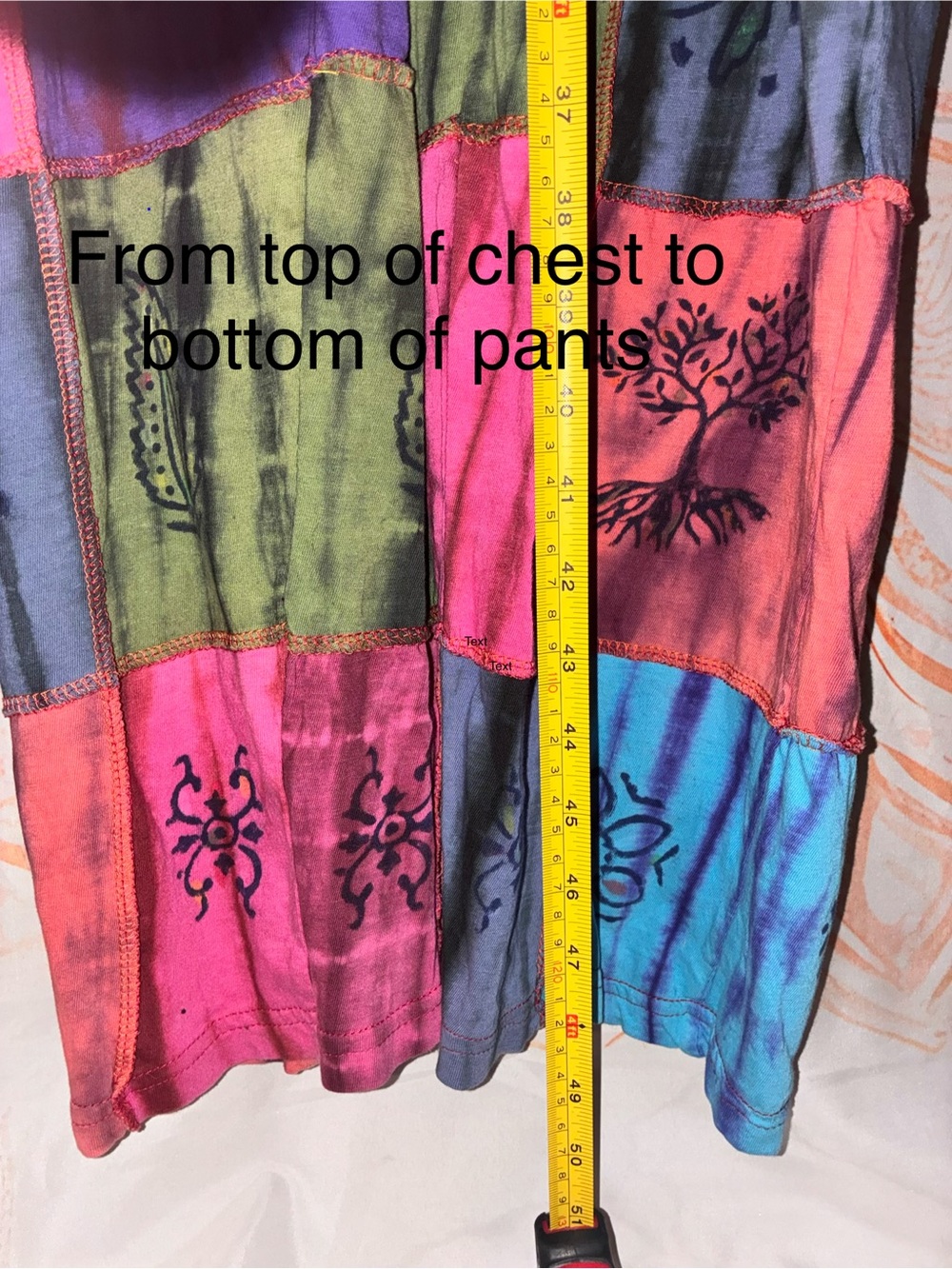 Rising International Multicolor Patchwork Overalls - Picture 4 of 13